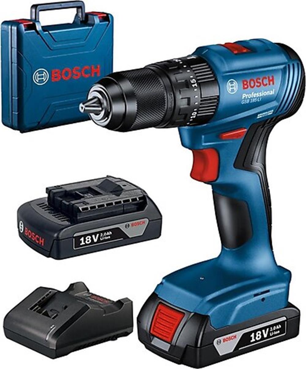 Bosch Gsb 185-Li Akülü Darbeli Vidalama Matkap 2Ah.